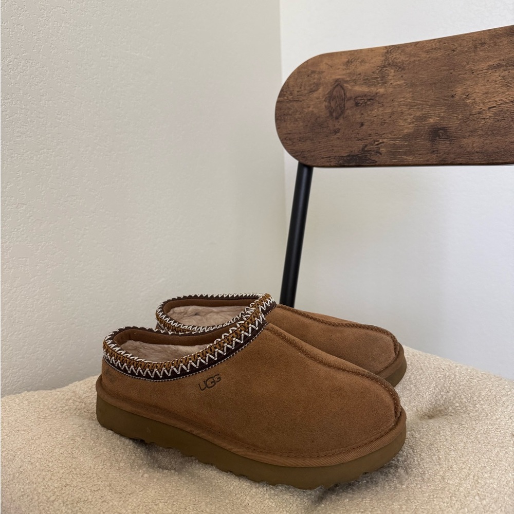 UGG Brown Suede Slip-On Shoes